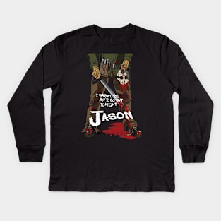 Jason Maniac Kids Long Sleeve T-Shirt